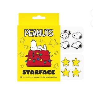 Starface X Peanuts Snoopy Limited Edition Hydrocolloid Pimple‎ Patches 32 Count